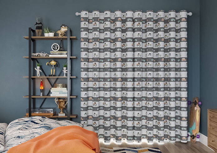 Brum Brum, Vintage - Made to Measure Curtains - Image 7